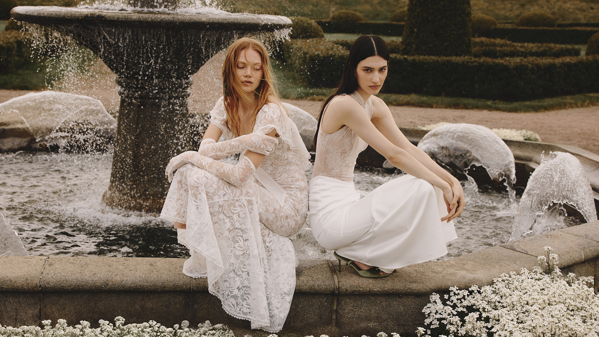 Swan & Lilies